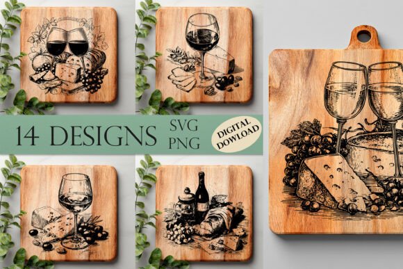 3D Cutting Board Laser Engraving SVG