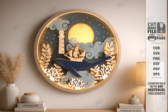 3D Layered Modern Wall Art Laser Bundle