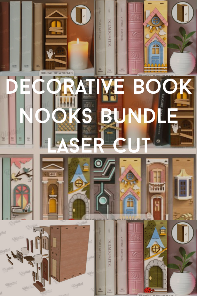 Decorative Book Nooks Bundle Laser Cut