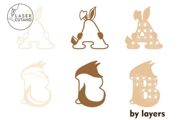 Kids ALPHABET Multilayer Cut Bundle