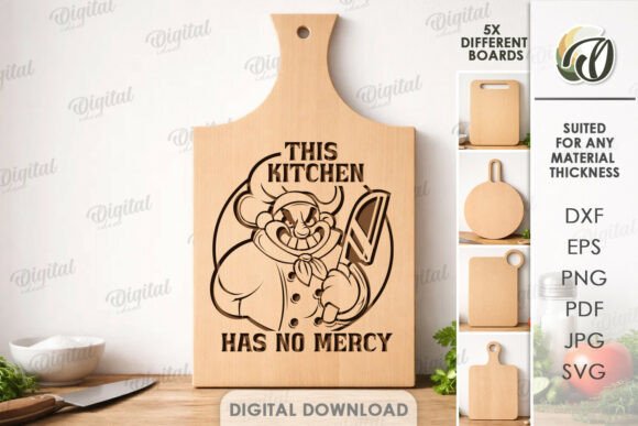 Kitchen Cutting Board Engravings Bundle