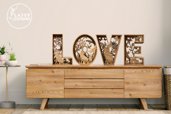 Alphabet Multilayer Laser Cut File