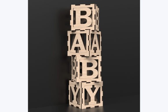 Laser Cut Alphabet Blocks Svg Files