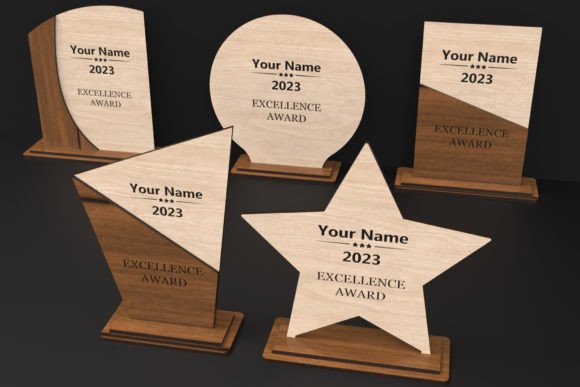 Laser Cut Award Trophy Svg Files