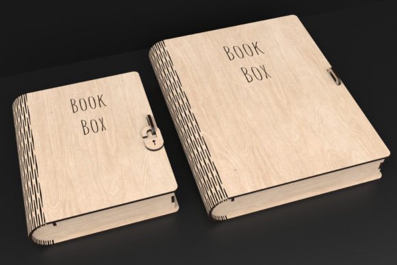 Laser Cut Book Box Svg Files