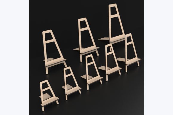 Laser Cut Easel Display Stands Svg Files
