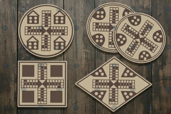 Laser Cut Ludo Boards SVG Bundle