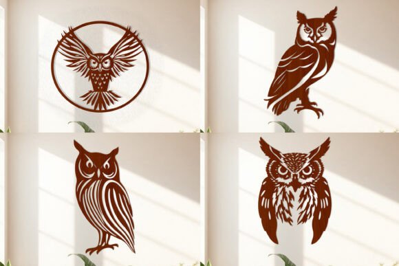 About Laser Cut Owl Sign Wall Art SVG
