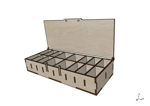 Snap Box Flip-top Organizer
