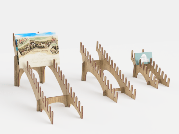 Retail Display Stand 3 Sizes Laser Cut