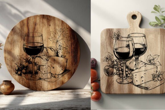 Wine Cutting Board
