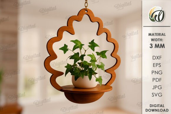 Wooden Plant Hangers Bundle