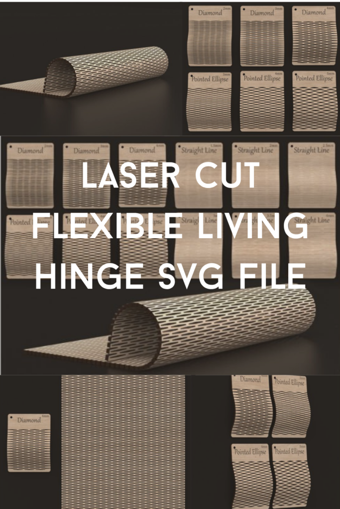 Laser Cut Flexible Living Hinge Svg File
