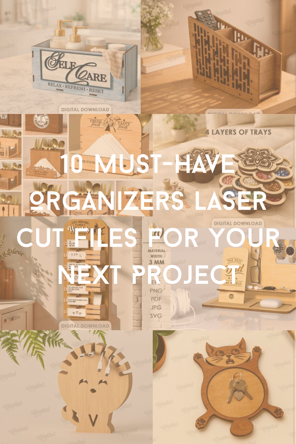 10 Must-Have Organizers Laser Cut Files for Your Next Project