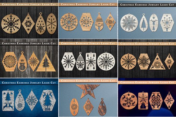 100+ Huge Earrings Laser Cut Svg Bundle