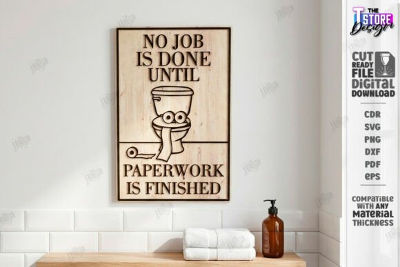 Funny Bathroom Wall Art