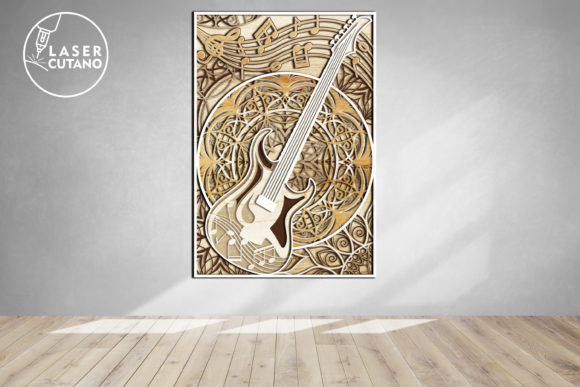 Multilayer Guitar Design for Laser Cut