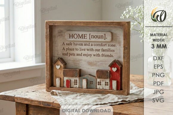 Home Family Decors Bundle Laser Cut
