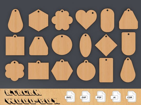 Keychain Cutting Templates