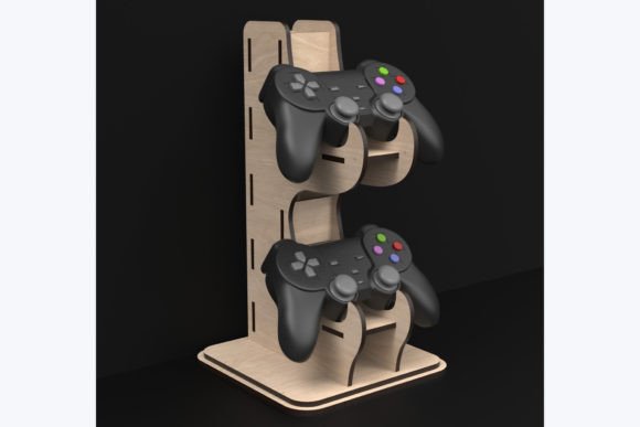 Laser Cut Game Controller Stand Svg File