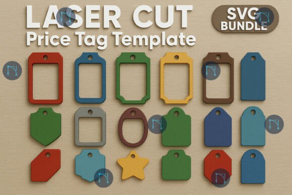Laser Cut Price Tag SVG Mega Bundle