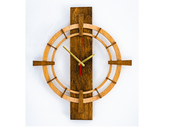 Laser Cut Project Plan Wall Clock