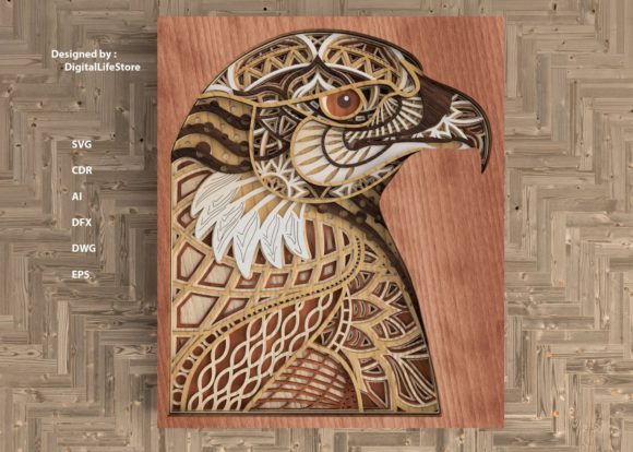 Multilayered Eagle Mandala