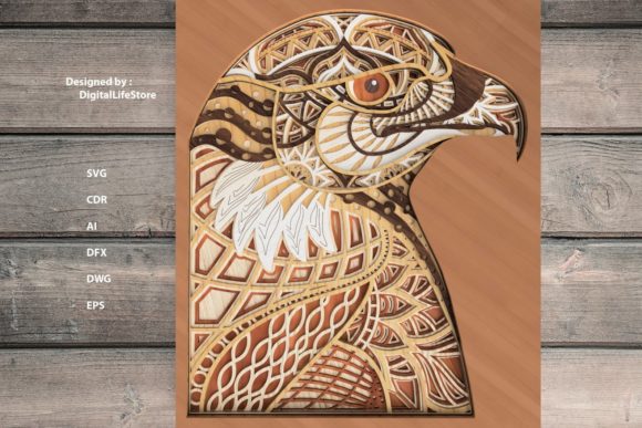 Multilayered Eagle Mandala