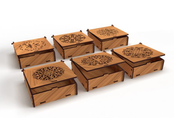 Ornaments Wooden Gift Box