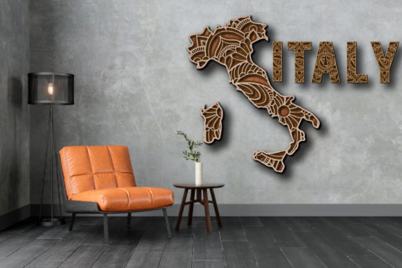 Personalized 100 Countries Map Laser Cut