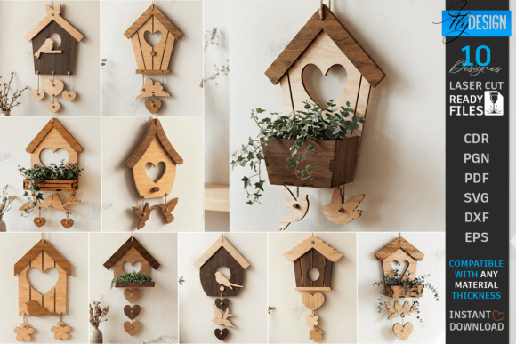 Spring Birdhouse Wall Decor