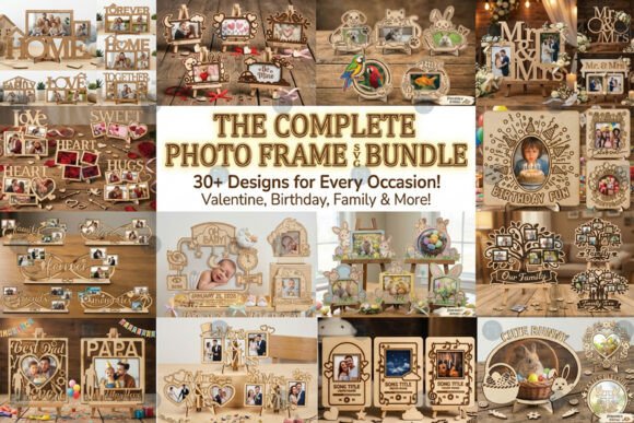 The Complete Photo Frame SVG Bundle