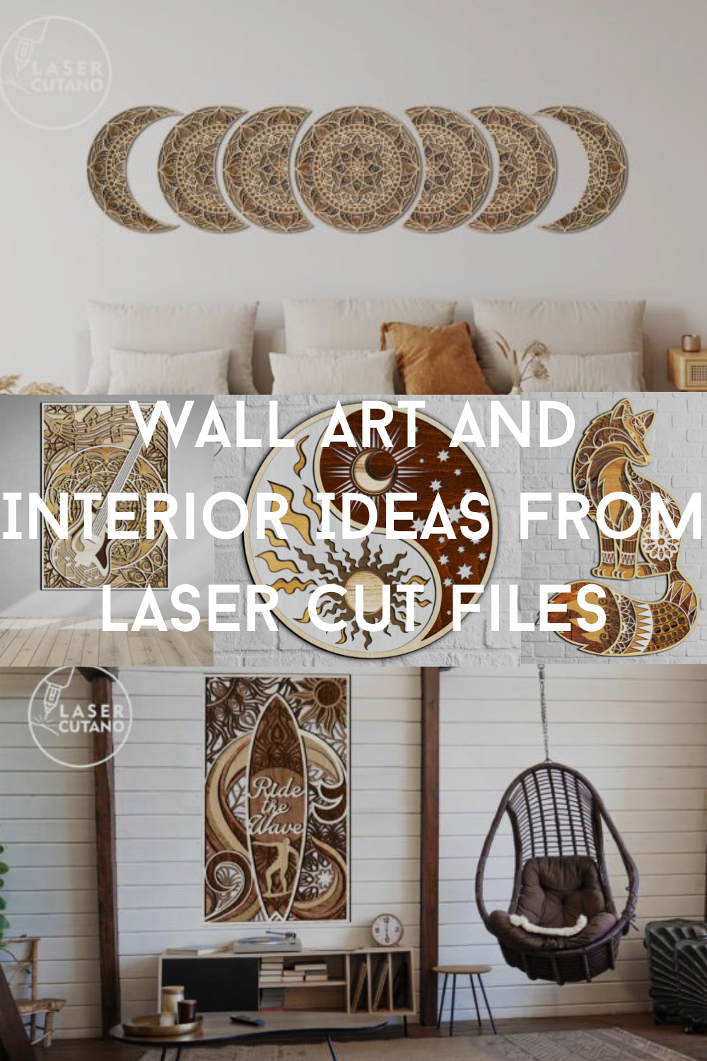 Wall Art and Interior Ideas from Laser Cut Files