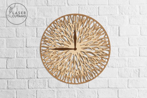 Wooden Wall Clock Cut Template