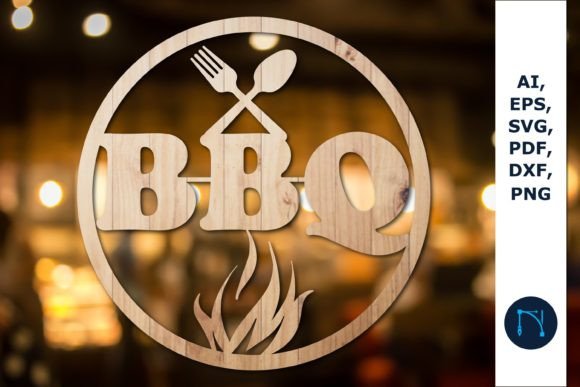 Laser Cut Bar & Grill Sign SVG Bundle