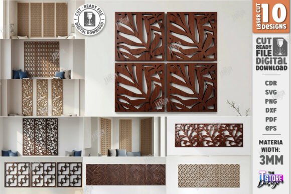 Decorative Wall Panel Laser Cut Bundle