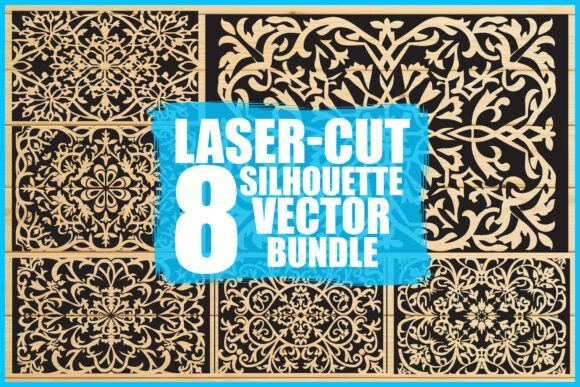 Laser Cut Pattern Vector Bundle