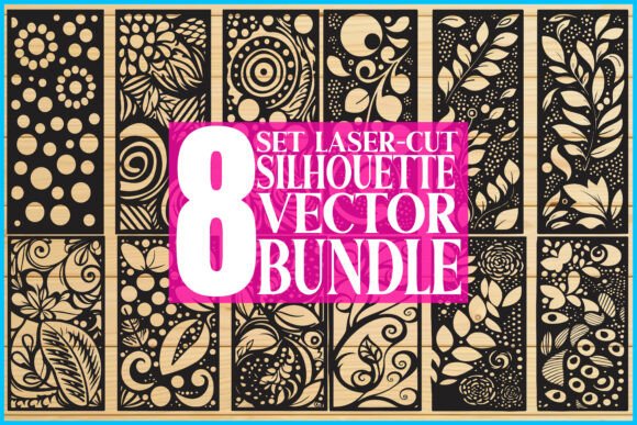 Botanical Laser Cut Pattern Bundle