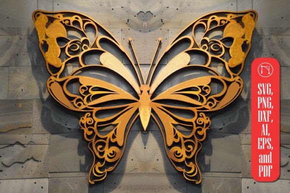 Laser Cut Butterfly Wall Decor Bundle