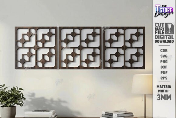 Decorative Wall Panel Laser Cut Bundle