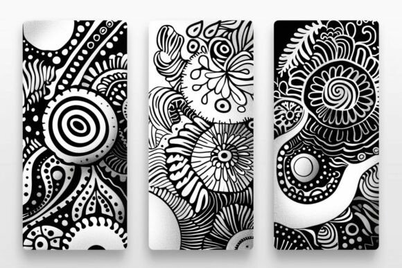 Black & White Pattern Laser Cut Bundle