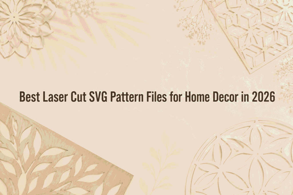 Best Laser Cut SVG Pattern Files for Home Decor in 2026