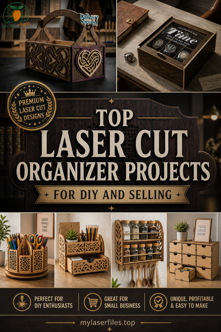 Top Laser Cut Organizer Projects for DIY and Selling