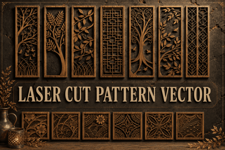 101 Laser Cut Pattern Vector Ideas