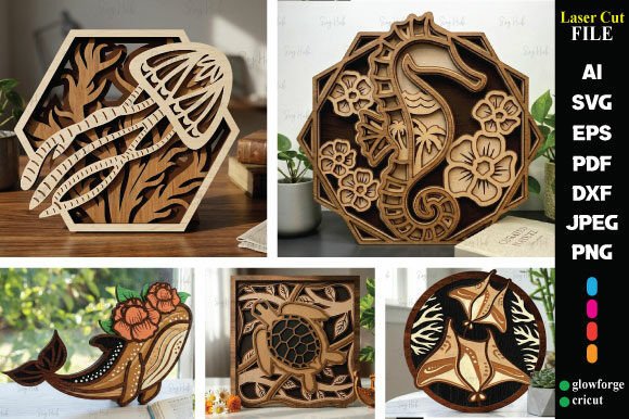 Layered Animal Designs