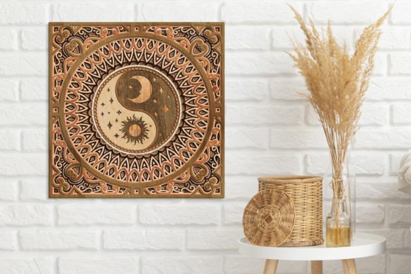 Layered Mandala Wall Art