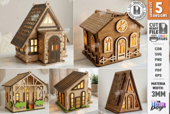 Candle House Laser Cut Bundle