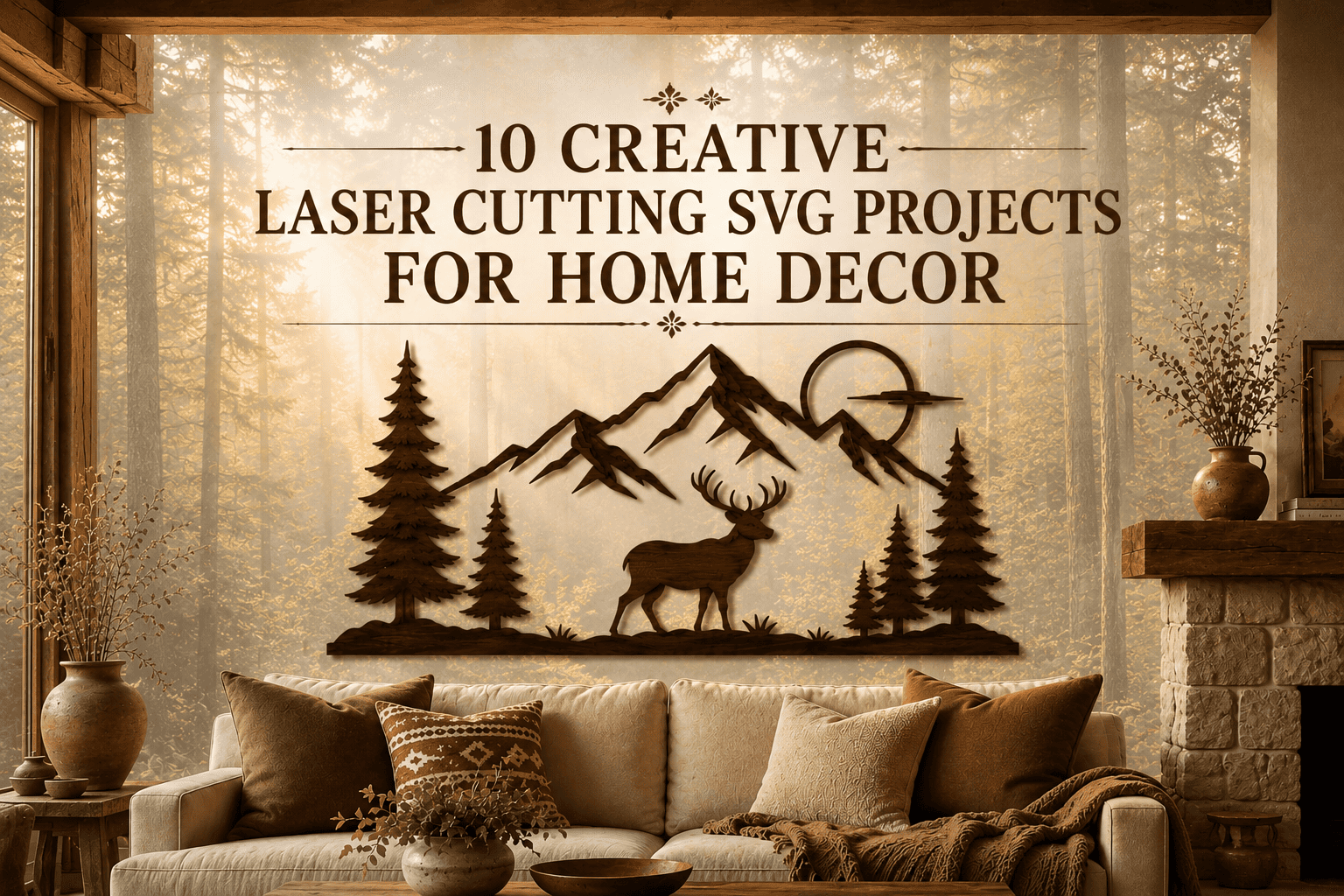 10 Creative Laser Cutting SVG Projects for Home Decor