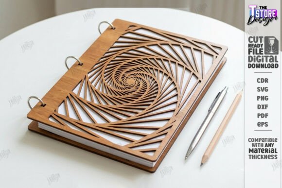 Decorative Notebook Cover Laser Cut |CNC