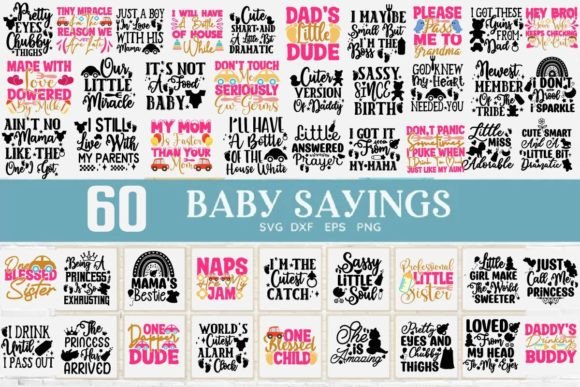 Baby Sayings Newborn Bundle